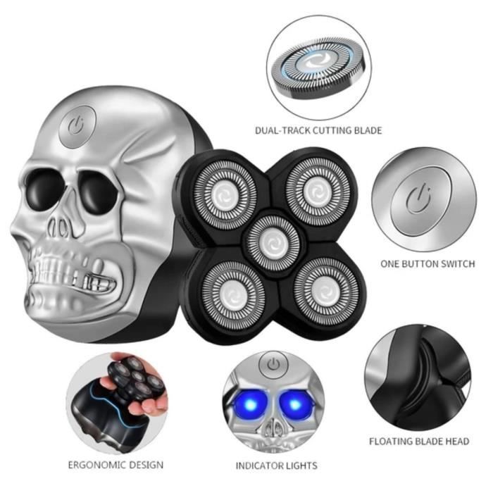 Rasoir Électrique Skull 6 En 1 m25544