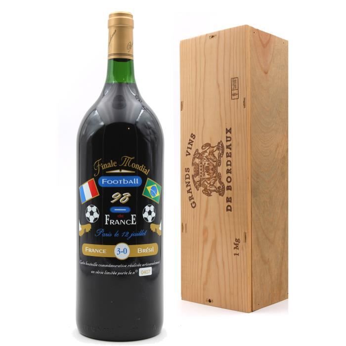 Château La Croix Sainte-Anne 1996 - Finale Mondial Football 98 - Vin de Bordeaux - Magnum - 150cl