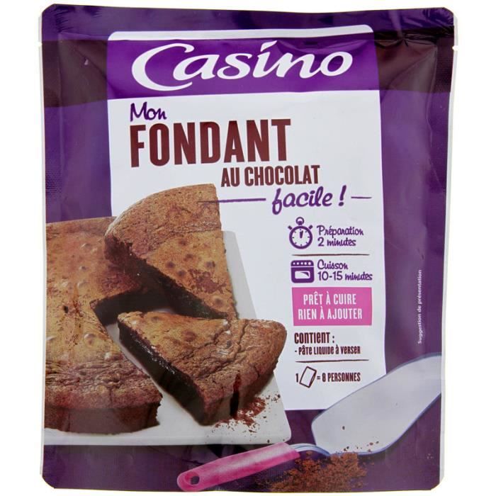 CASINO Préparation Mon fondant au chocolat - 500 g