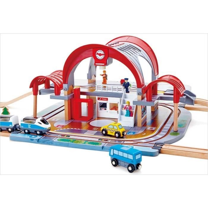 Circuit de train Grande gare urbaine Hape 3 - 6 ans, 6 ans et plus