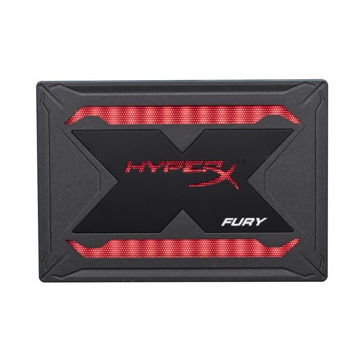 HYPERX - Disque SSD Interne - Fury RGB - 240 Go - 2.5- (SHFR200/240G)