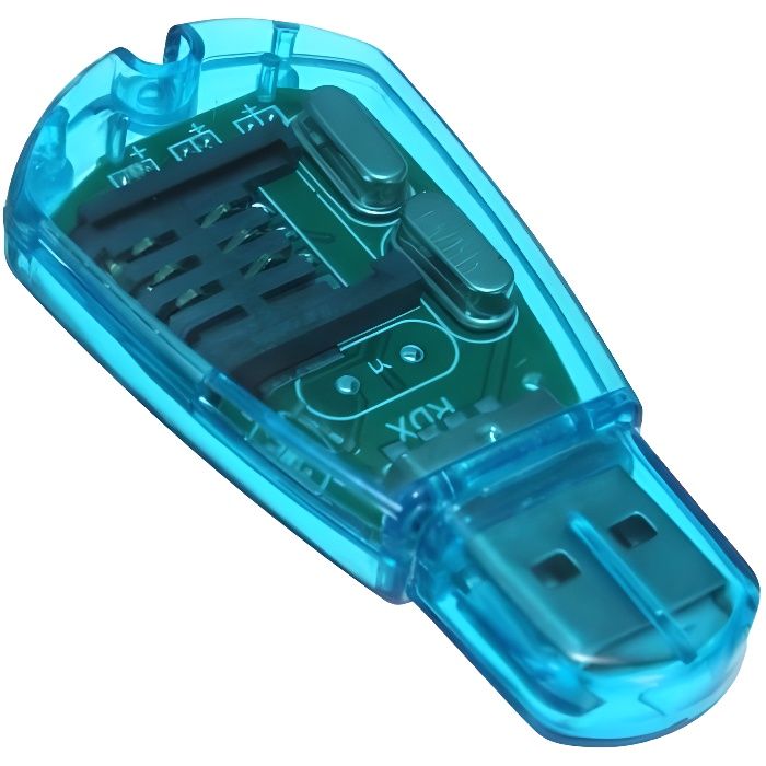Kingwing® Adaptateur de lecteur de carte SIM USB