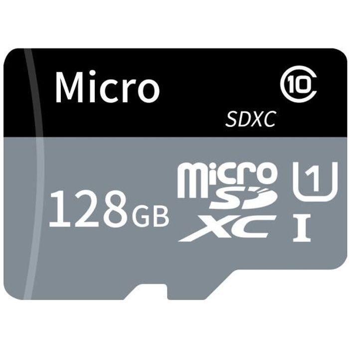 Carte TF carte Micro SD grande capacité 128 Go U1 classe 10 carte TF carte mémoire haute vitesse