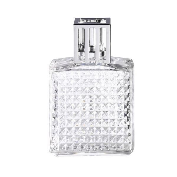 LAMPE A CATALYSE DIFFUSEUR DE PARFUM MODELE DIAMANT TRANSPARENTE - LAMPE BERGER