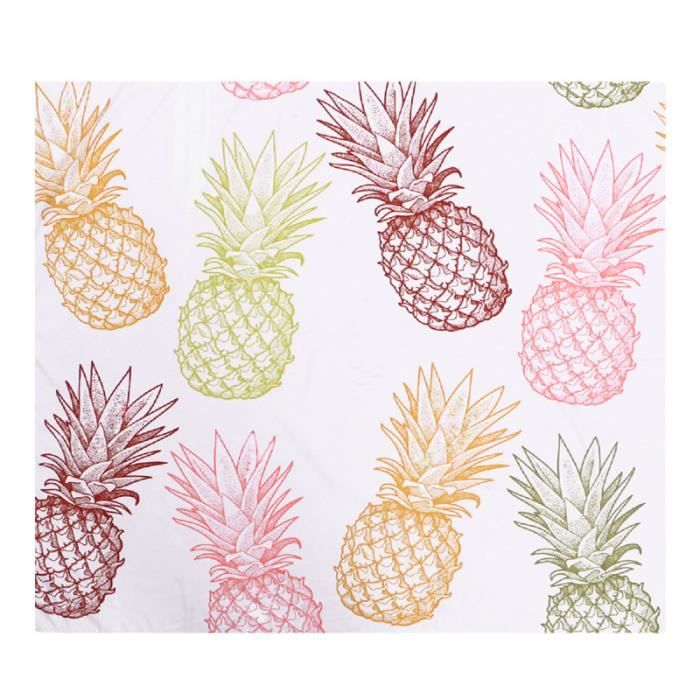 1pc fond créatif tissu ananas motif tapisserie pendentif mural décor JUPE DE SPORT - ROBE DE SPORT - SKORT DE SPORT