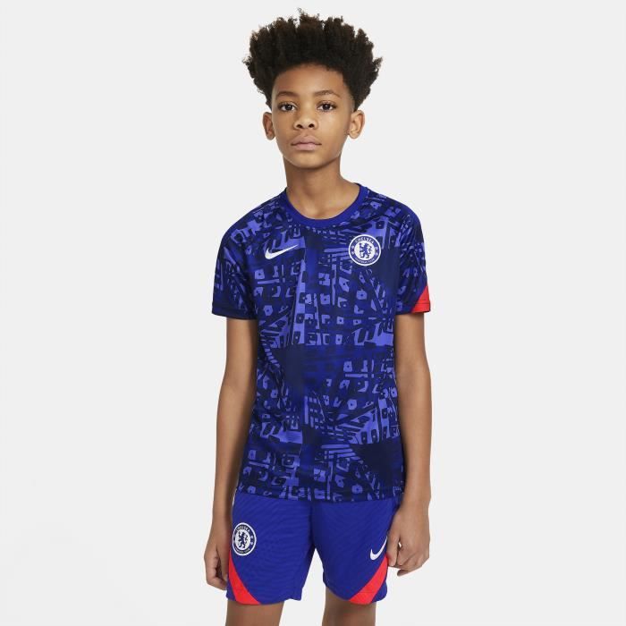 Maillot junior Chelsea Dry 2020/21 - blanc cassé/rose corail/blanc - 10/12 ans