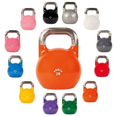Kettlebell de compétition (28kg, Orange)