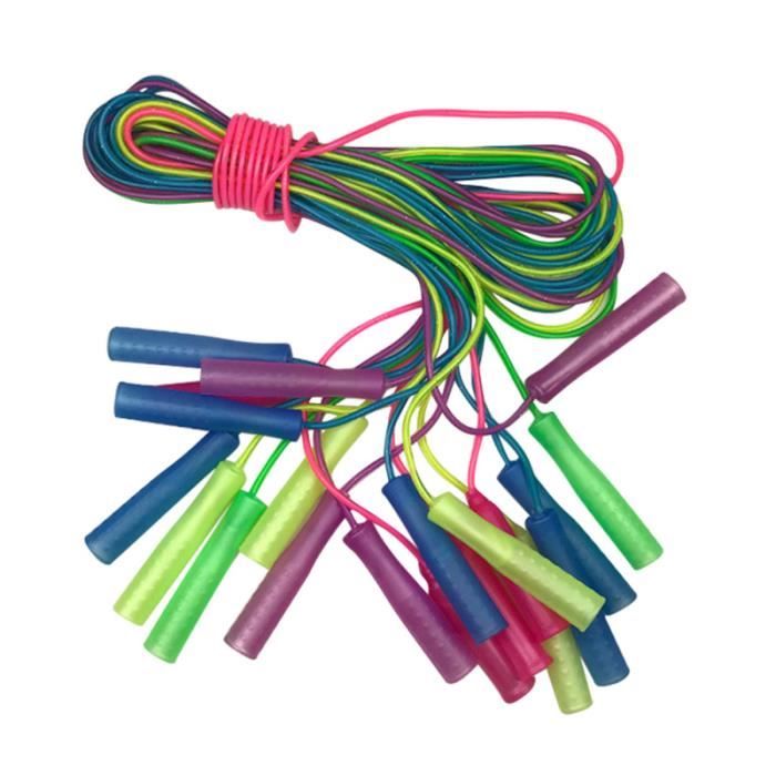 5pcs sauter corde réglable vitesse rapide poignée en plastique à Crossfit équipement de conditionnement physique CORDE A SAUTER