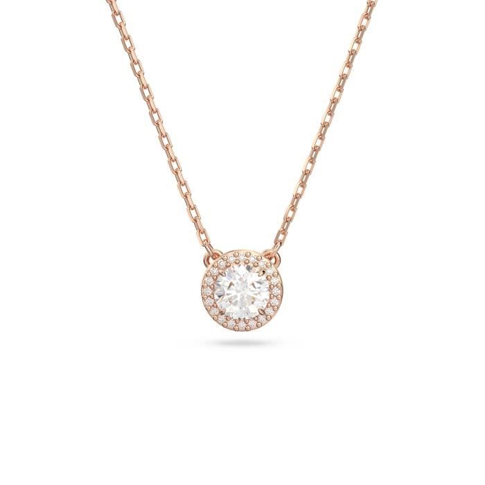 Collier femme - SWAROVSKI - Pendentif Swarovski Constella - Couleur de la matière:Rose