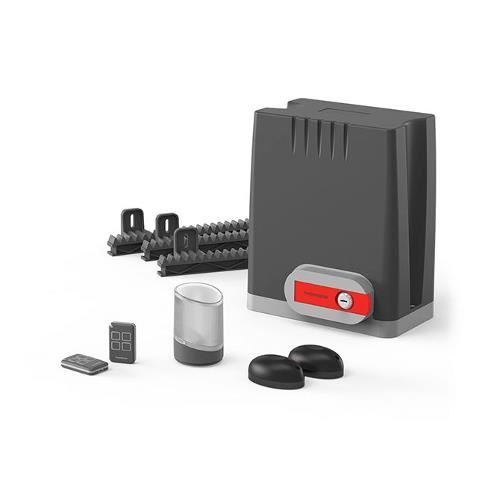 Motorisation pour portail coulissant - 510044 - Thomson - Connecté à votre smartphone Android ou Apple + Kit solaire 8 mètres/500