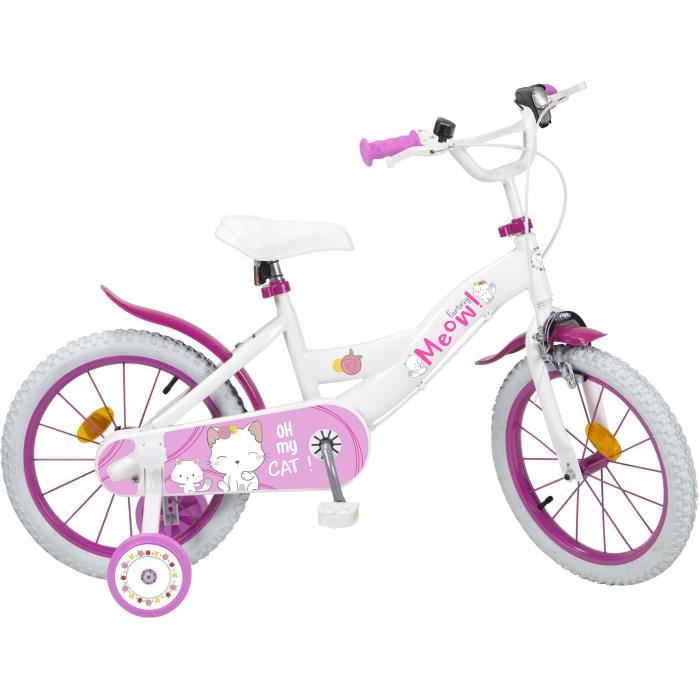 Pik&Roll - Vélo pour enfant -Ice Pink- - 16- - -Blanc/Rose-