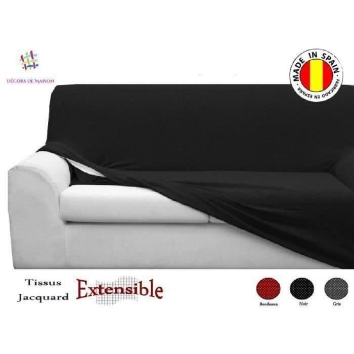 1 Housse de canapé 3 places + 2 Housse de fauteuil - GRIS-FABRICATION ESPAGNOLE- Décors De Maison