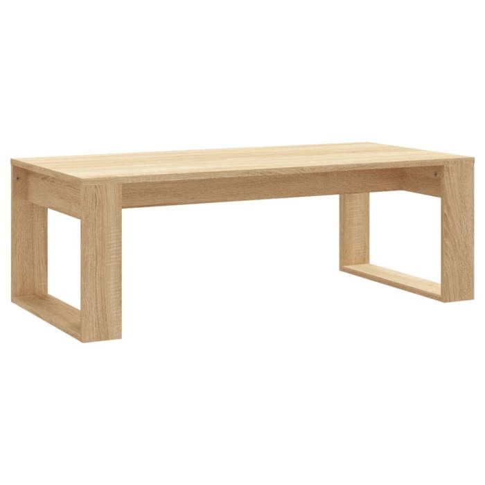 Table basse - SWEETY - Chêne sonoma - 102x50x35 cm - bois dingénierie - Pour Salon - 823361