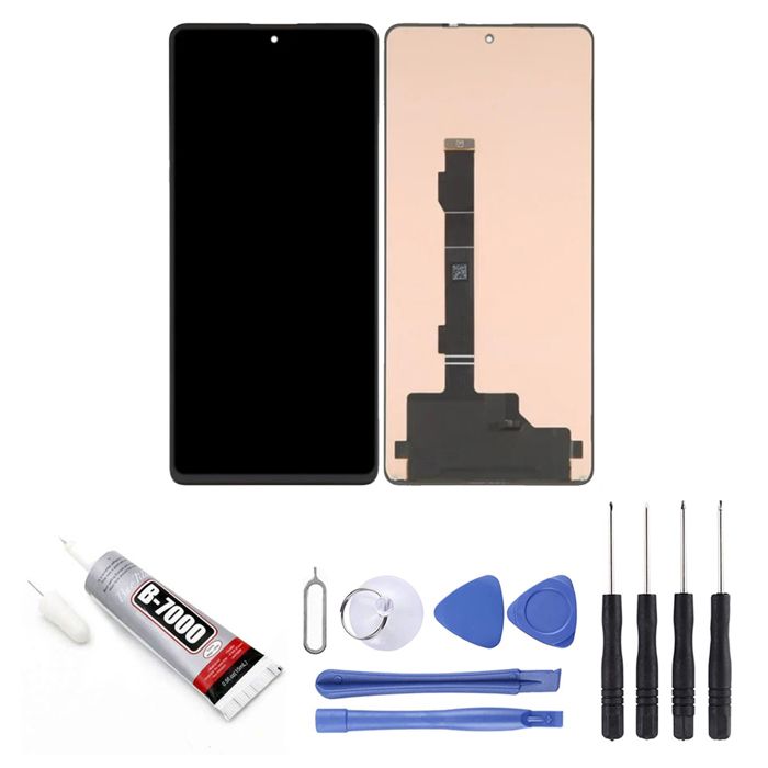 Original Ecran LCD et Vitre Tactile Blanc pour Xiaomi Poco X6 5G 560001N16P00