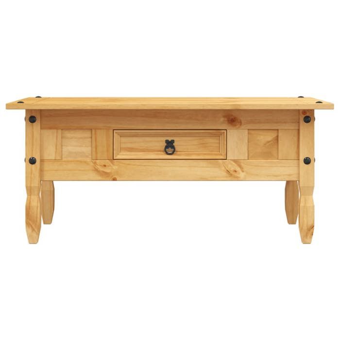 Table basse Table de salon VIDAXL Pin mexicain Gamme Corona 100 x 55 x 44 cm T189