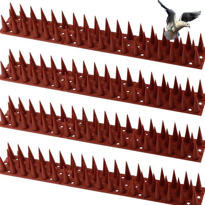 GWHOLE Bande Repulsif 45M Anti Pigeon Effaroucheur D'oiseaux Double