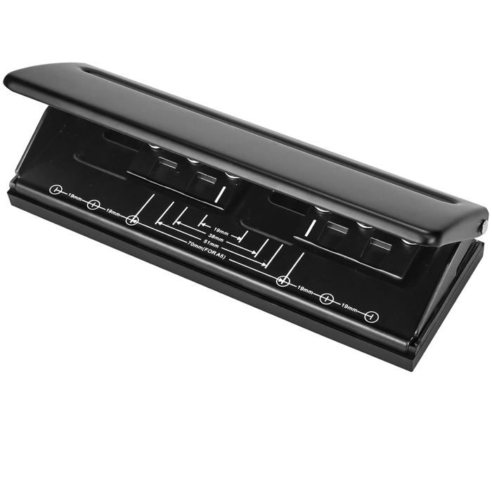 Rapesco 1358 Perforatrice à 2 Trous en Métal 825, Capacité de 25 Feuilles, Rose