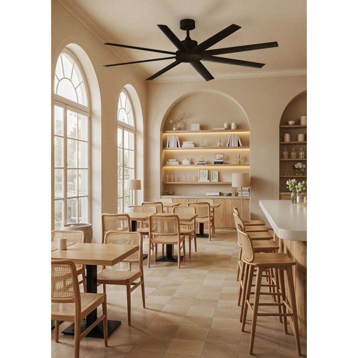 Ventilateur de plafond - Create - Sans lumière - Silencieux - Fonction été/hiver - 6 vitesses - Create