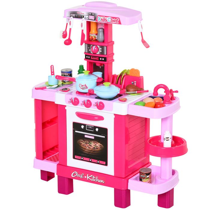 LIFEZEAL Cuisine Enfant Avec 16 Accessoires,Jeu D'Imitation De Cuisine Avec Hotte Machine A Glacons Et Telephone Sons Et Lumieres 3 Ans Blanc 77884597 LIFEZEAL Cuisine Enfant Avec 16 Accessoires,Jeu D'Imitation De Cuisine Avec Hotte Machine A Glacons Et Telephone Sons Et Lumieres 3 Ans Blanc 77884597