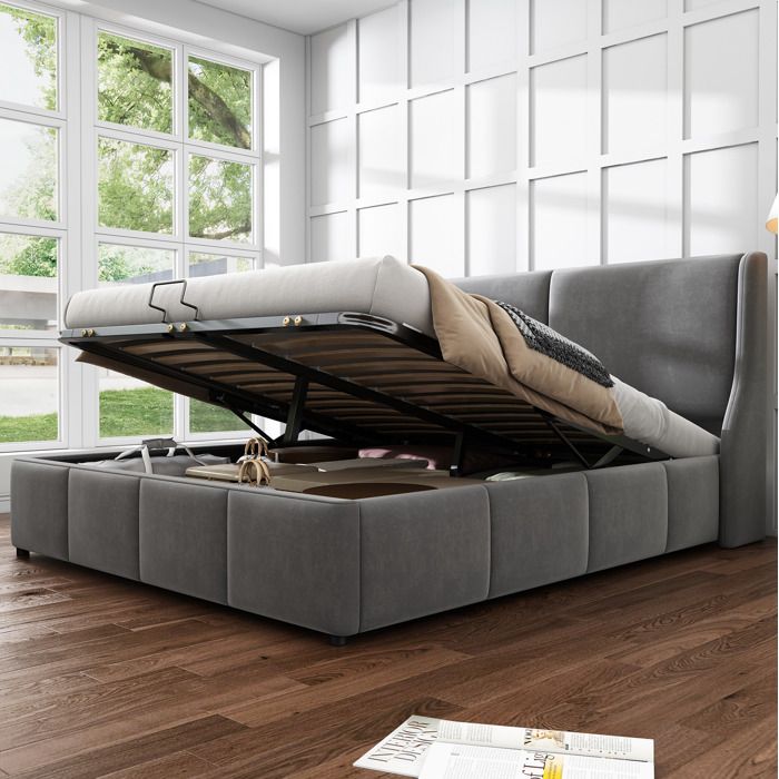 Lit Coffre 140x190 Avec Tete De Litnull