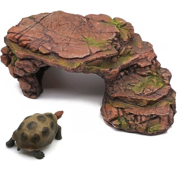 Abri Pour Tortue Caverne Reptiles Gecko Plateforme Tortue Aquatique Pour Rampes Plateforme Abri Reptiles Et Amphibiens