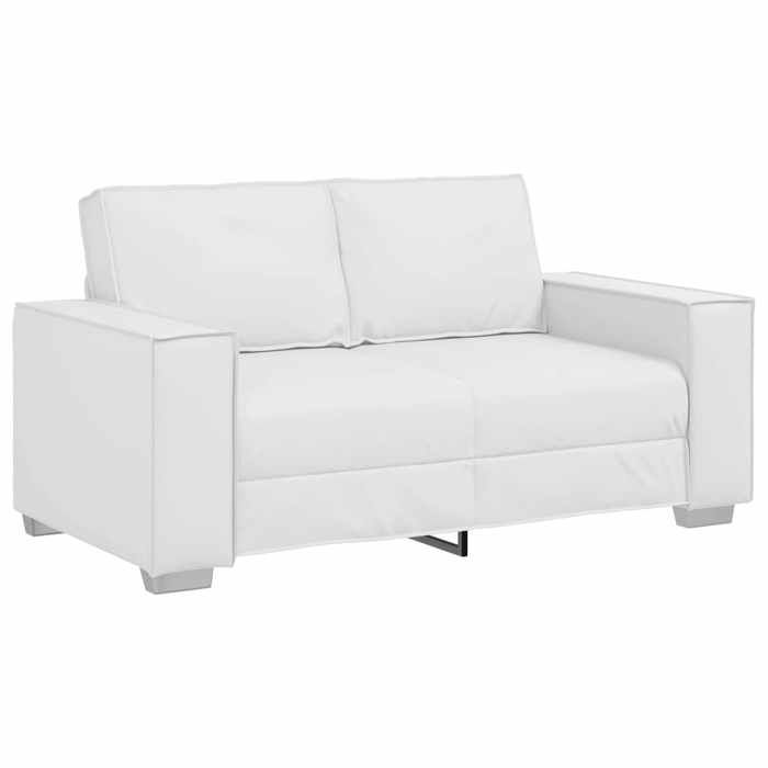 Haute Qualité Canapé 2 places moderne - ZENCORE - 1 Sofa-set - 2 personnes - Blanc 160cm Simili cuir C47861