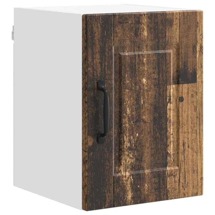 Bois Cabinet de cuisine moderne Armoire Rangement cuisine avec étagère Bois ancien 30x31x40 cm CC4749