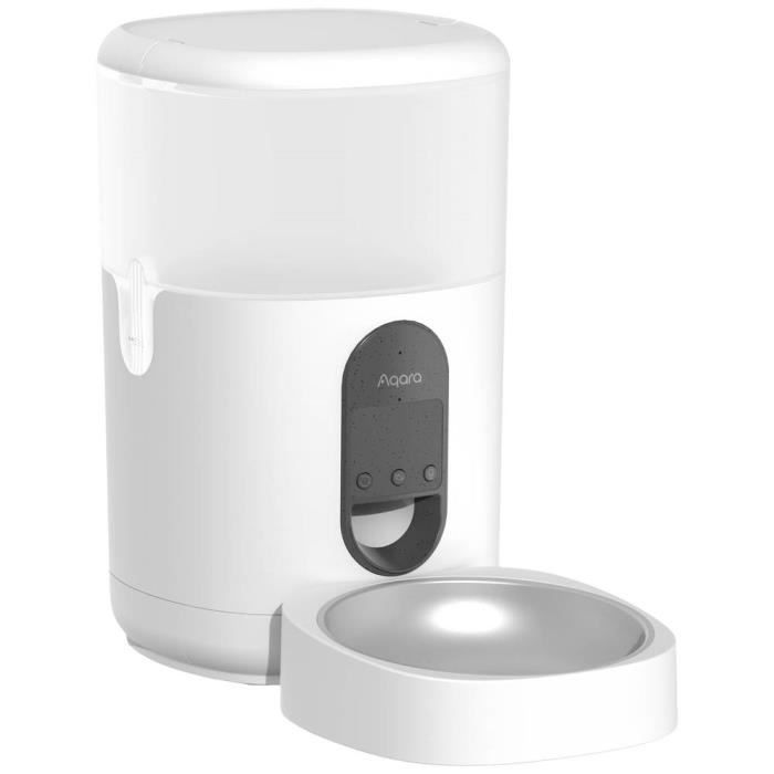 Distributeur automatique de nourriture - AQARA - PETC1-M01 - Blanc - Compatible Alexa - Pour chien moyen