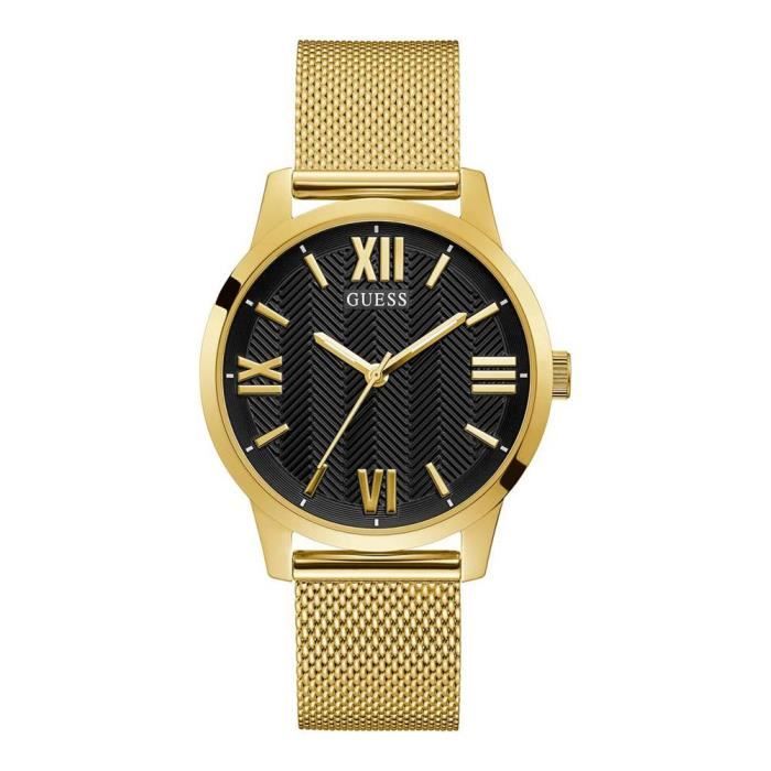 Montre - Guess - GW0214G2 - Acier inoxydable - Résistante à leau 50m - Couleur noire et or