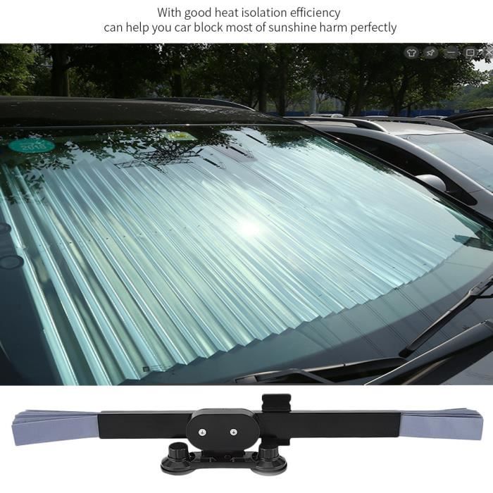 Pare Soleil Reflechissant De Pare Brise Retractable Automatique Pare Brise De Rideaux Voiture Cdiscount Auto