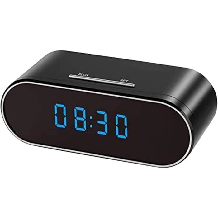 Horloge Caméra Espion WiFi Zingle - Surveillance Discrète HD 1080p Avec Détection De Mouvement, Vision Nocturne Et Streaming Direct Sur Smartphone