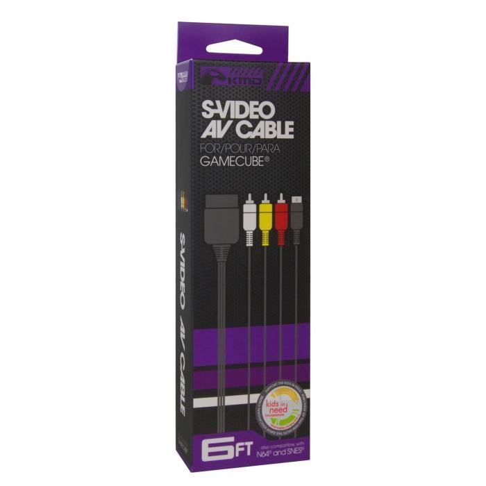 Câble Video AV pour Game Cube N64 Snes