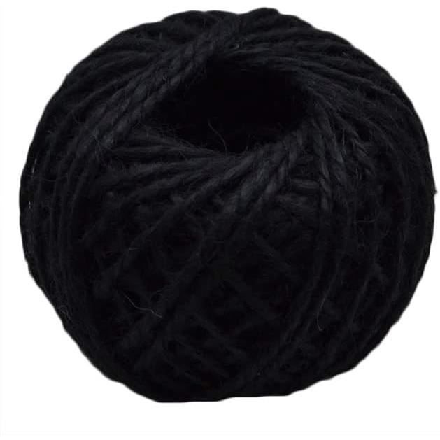 Rouleau De Ficelle De Jute Naturelle - 2mm D'Épaisseur - 50m - Marron - Pour Bricolage Et Emballage - 3