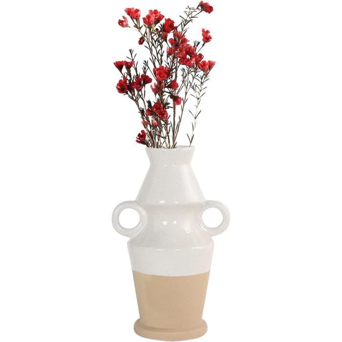 Vase Céramique Blanc En Forme De Tête Féminine - Déco Minimaliste Moderne, Style Nordique (idéal Fleurs Sèches/fraîches)