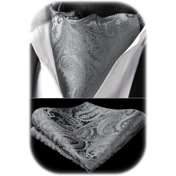 Enlision Gilet Paisley Da Uomo Floreale Jacquard Cravatta Pocket