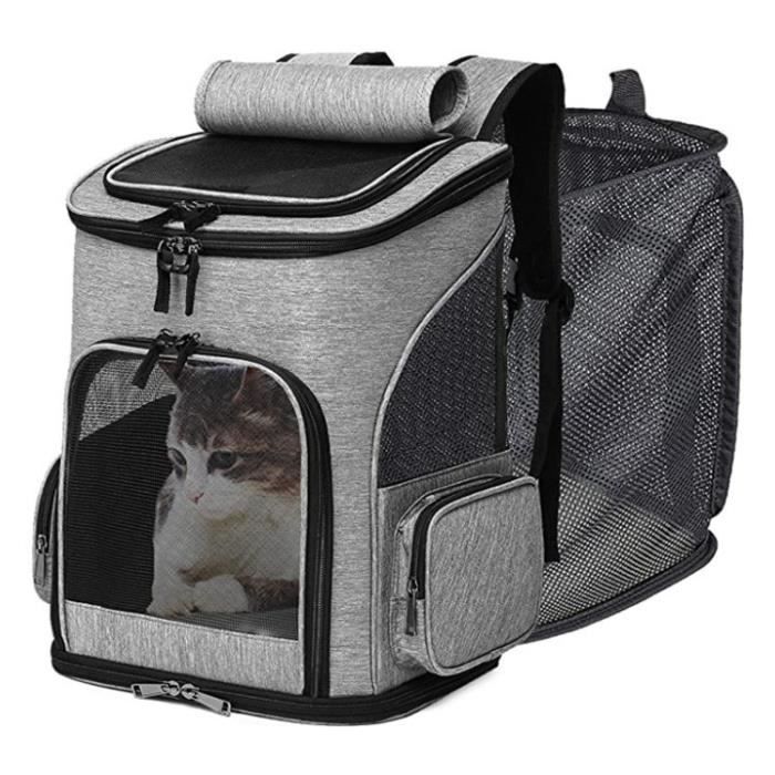 Sac à Dos Chat Chien, Extensible Sac Transport Chat Chien Pliable