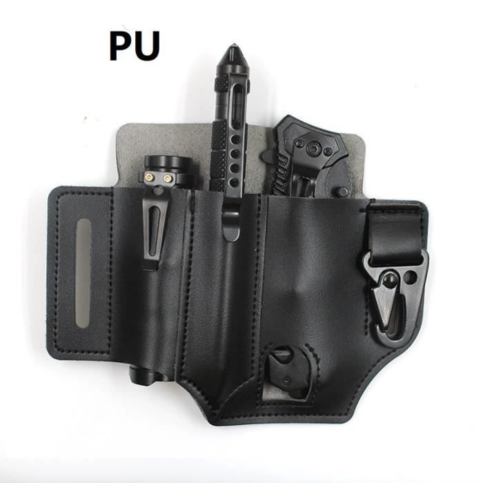Etui Ceinture Boucle à Marteau, Support Marteau en Cuir