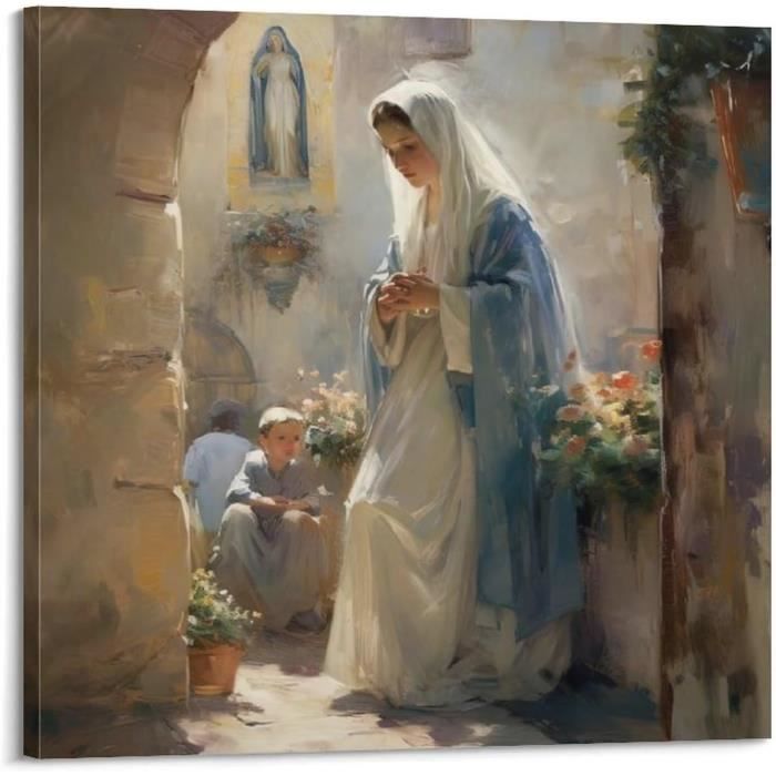 AGEUWRRGGH Poster Triangulaire De La Tristesse Sur Toile