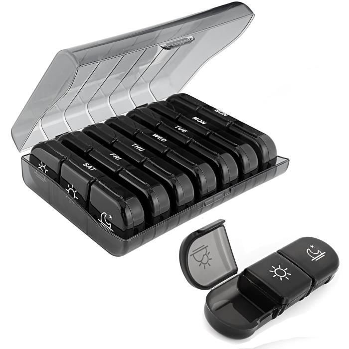 Mini Boîte à Pilules étanche En Inox - Porte-pilules De Poche Argenté