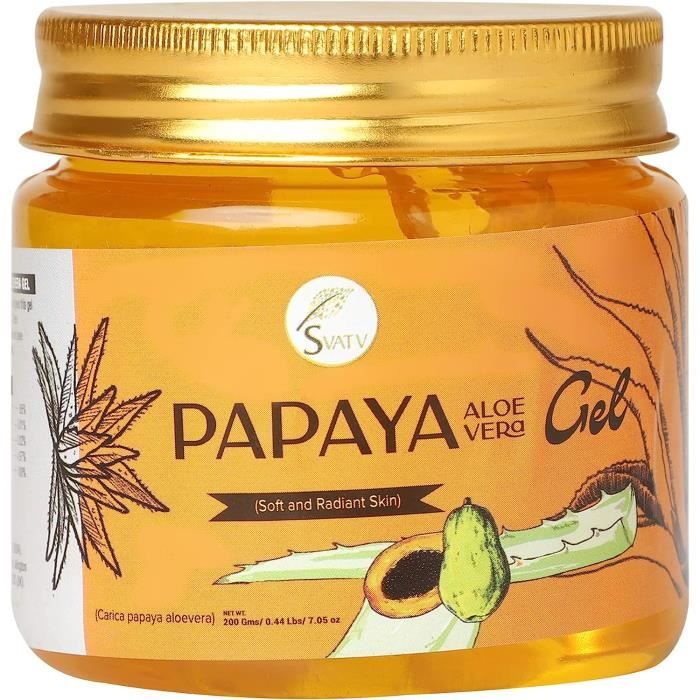 Gel nettoyant visage aloe vera et papaye de Guadeloupe