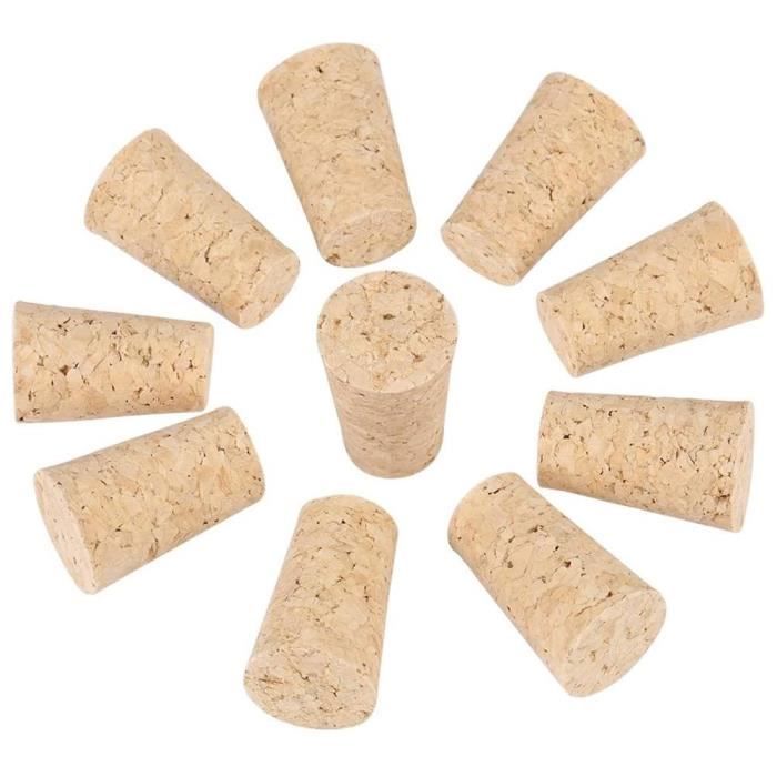 Bouchons En Liège Naturel 32/28mm Pour Brassage Maison - Lot De Bouchons De Bouteille Et Barboteurs