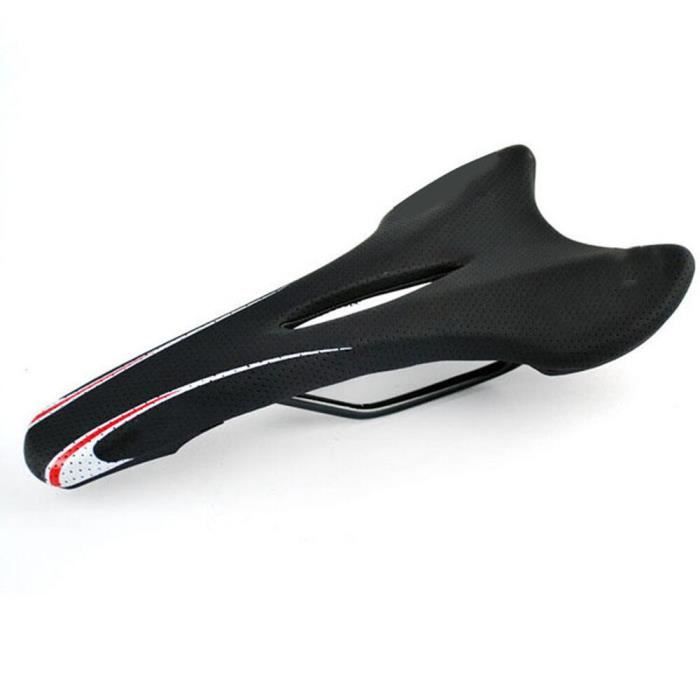 Selle De Vélo De Route Girardi Regal 1987 - Cuir Noir Perforé, Occasion En Bon état