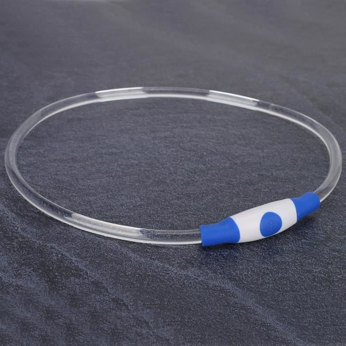 Meilleurs prix pour ESTINK Collier LED pour chien de compagnie Collier d'Éclairage LED Lumineux de Chien de Compagnie Rechargeable avec Câble de