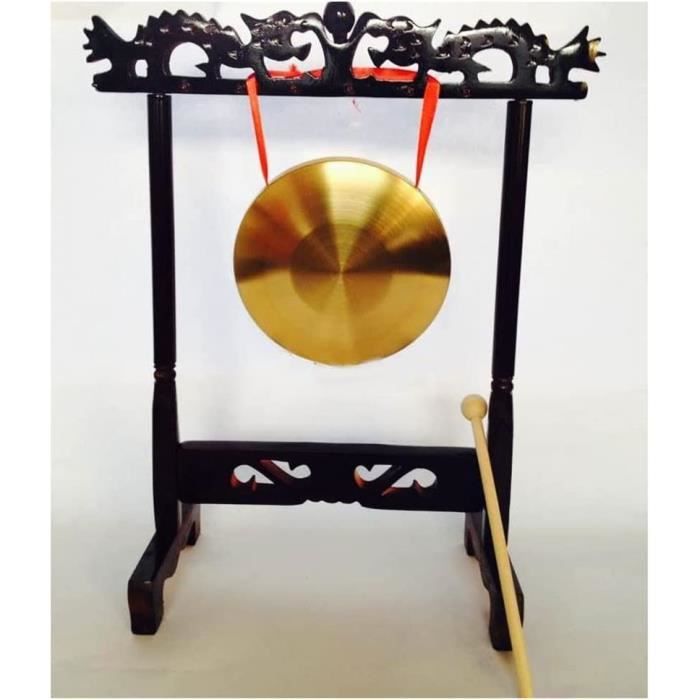 Gong tibetain Percussion Gong geant 1 Ensemble d'instruments en Laiton  Traditionnels Chinois en cuivre avec Support et maillet[78] - Cdiscount  Instruments de musique