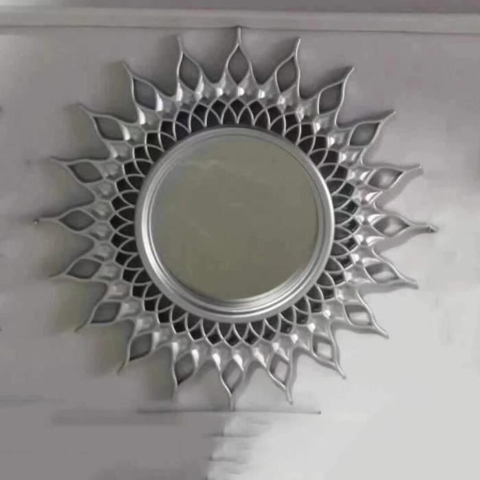 Miroir de décoration murale en verre Aqumotic - modèle Sunburst en ...