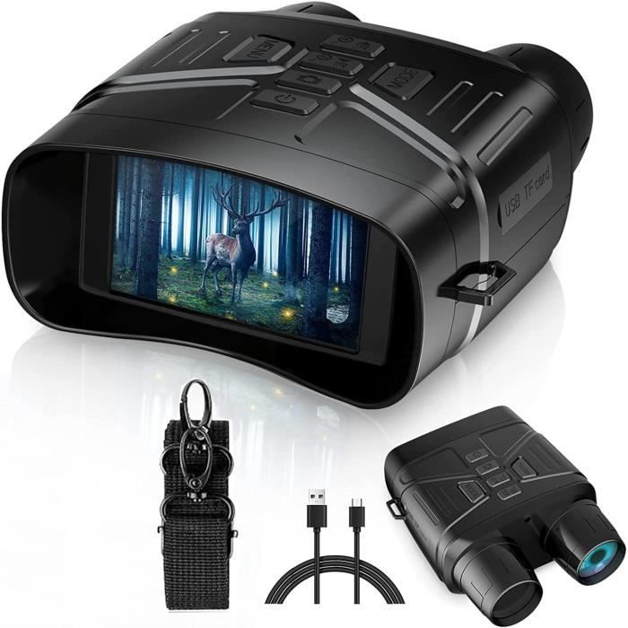 Coolifepro Jumelle Vision Nocturne, 4K 48MP Avec Batterie Rechargeable 2500mAh Jumelles