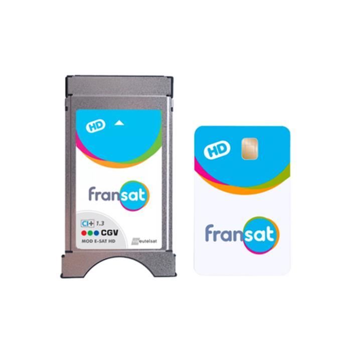 Pack 2x MODULES PCMCIA FRANSAT CI+ Dernière Version 1.3 Carte PC7 Decodeur Tv Ready For 4k Uhd Full Hd 91928373