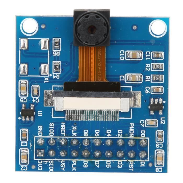 Cikonielf Module caméra pour Arduino Module de Caméra OV7725 0,3MP ...