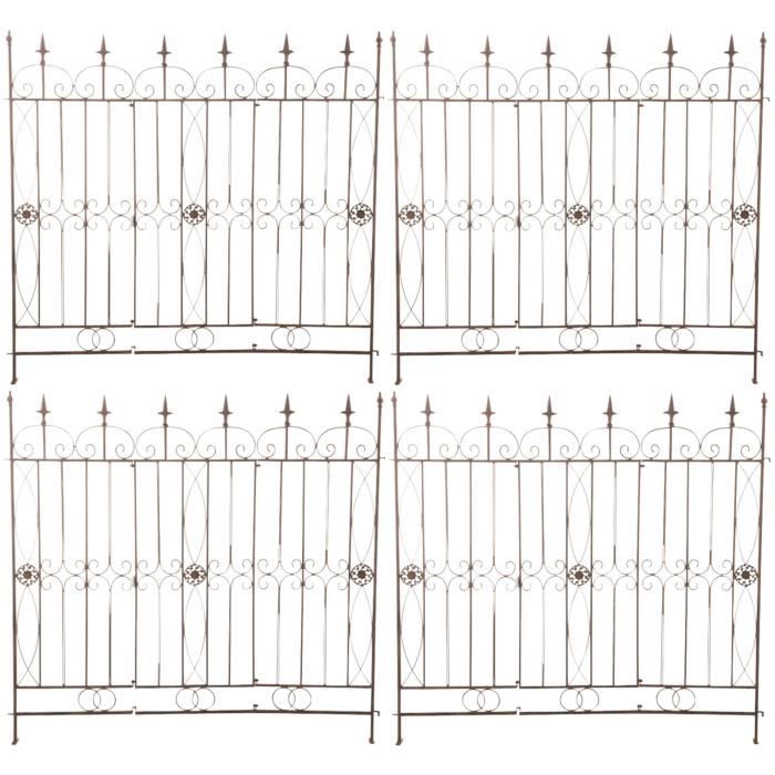 Lot De 3 Treillis Jardin Extensibles Bois Marron Foncé – Jusqu'à 150 X 60 Cm, Idéal Support Plantes Grimpantes, Clôture Décorative