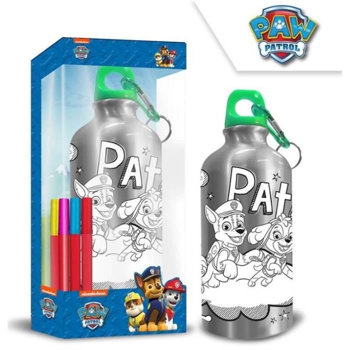 PAW PATROL Gourde en Aluminium 500 ML de Pat Patrouille 